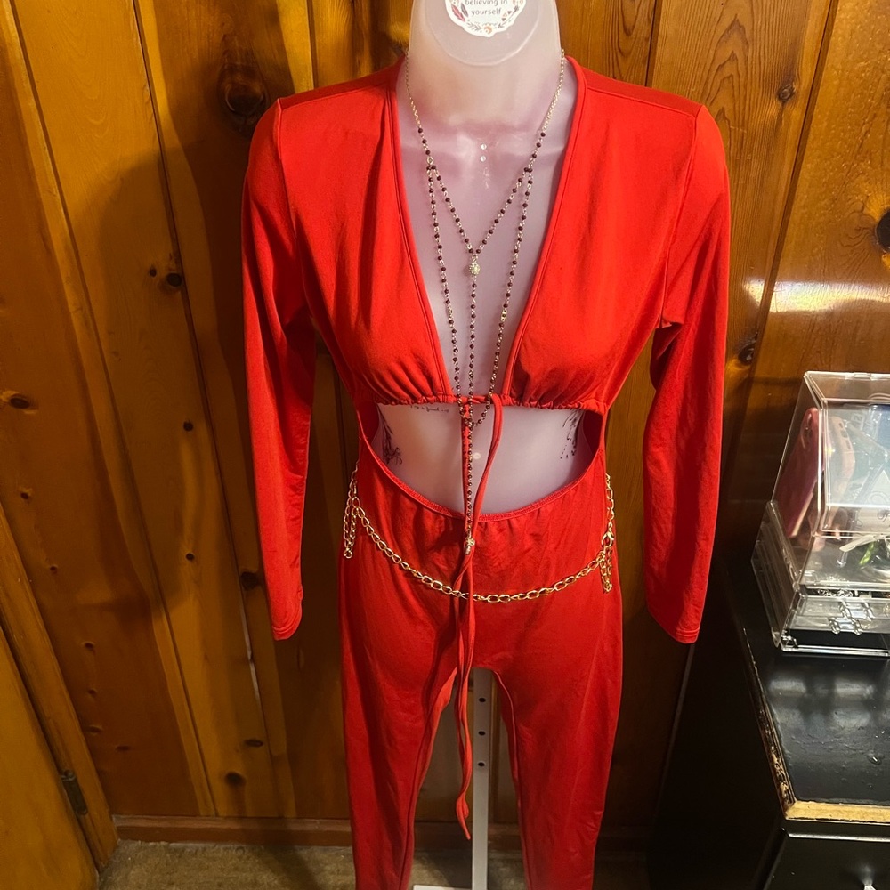 Red Women's Jumpsuit